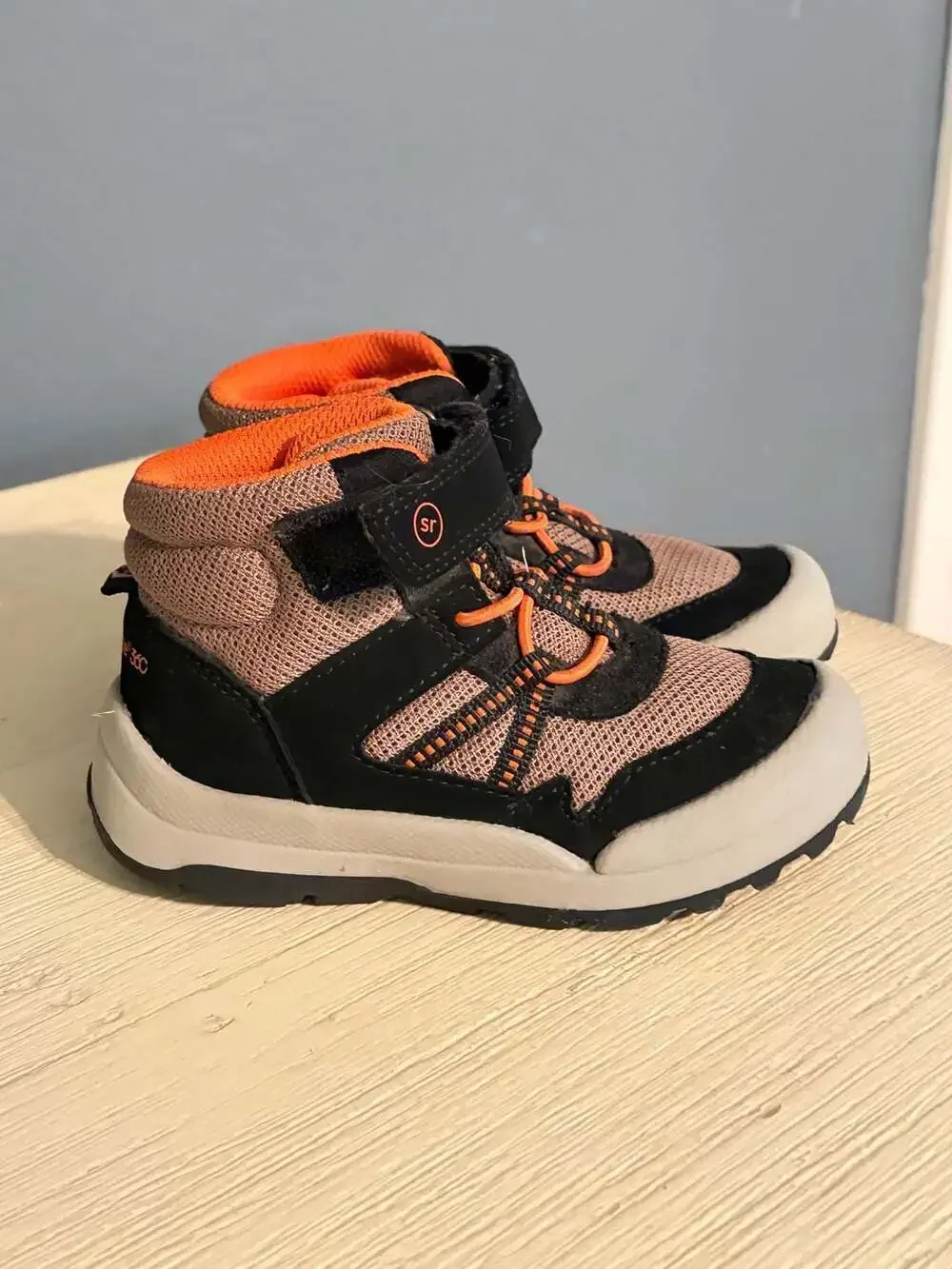 Stride Rite 360 Kamari Toddler Winter Boot Black Orange Size 7